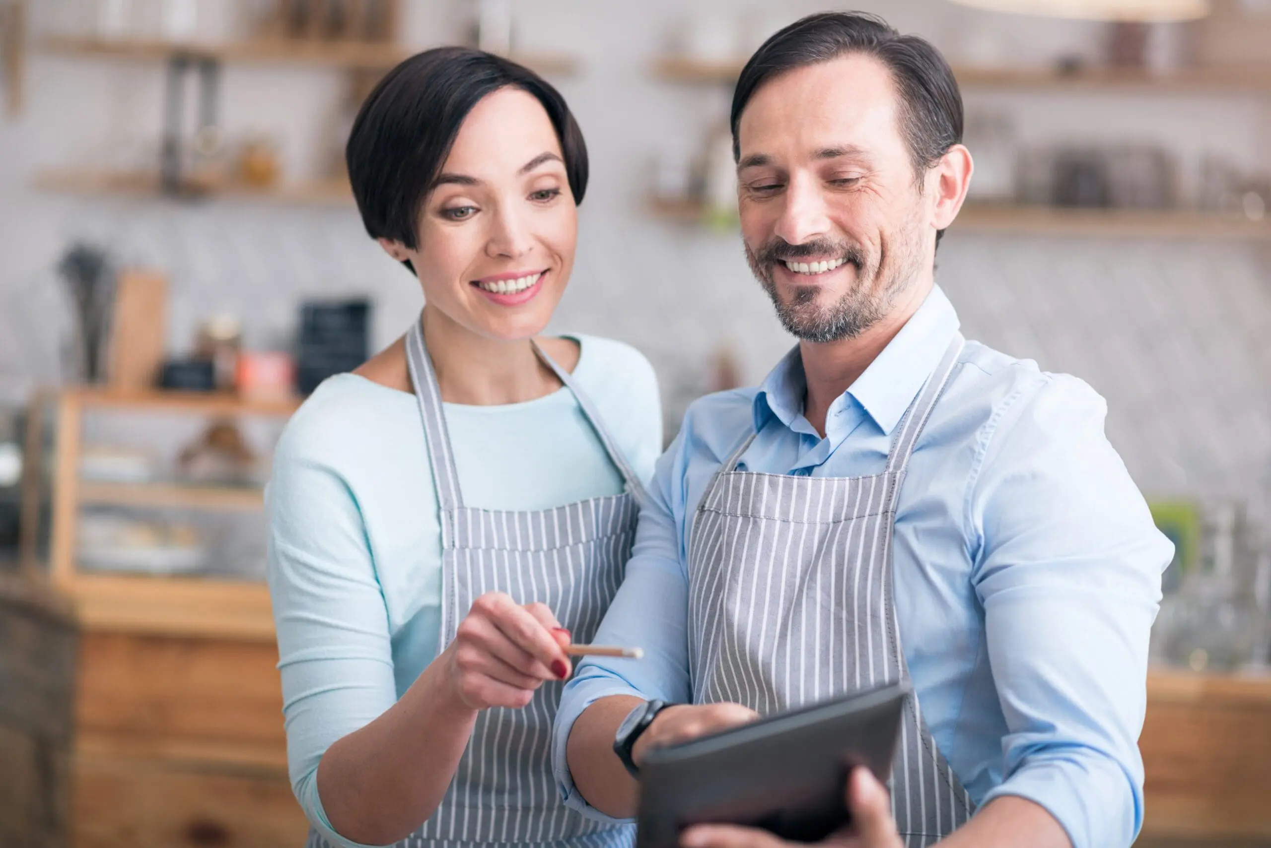 Business,Meeting.,Delighted,And,Cheerful,Business,Owners,Discussing,New,Business