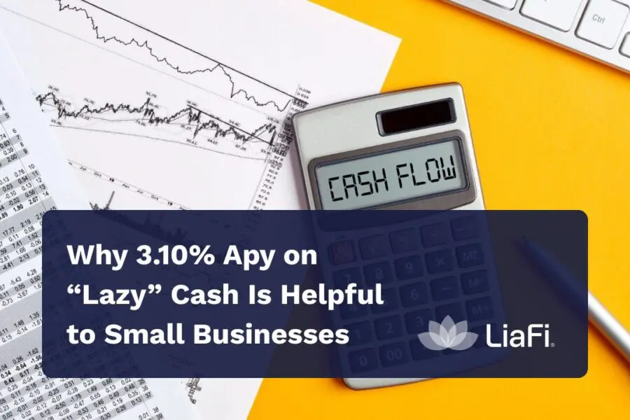idle cash small business earning interest with high yield business account and APY growth example