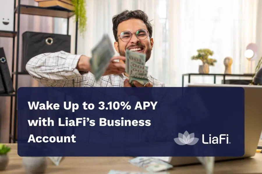 high yield business account earning interest on business cash with 3.10 APY and passive income growth