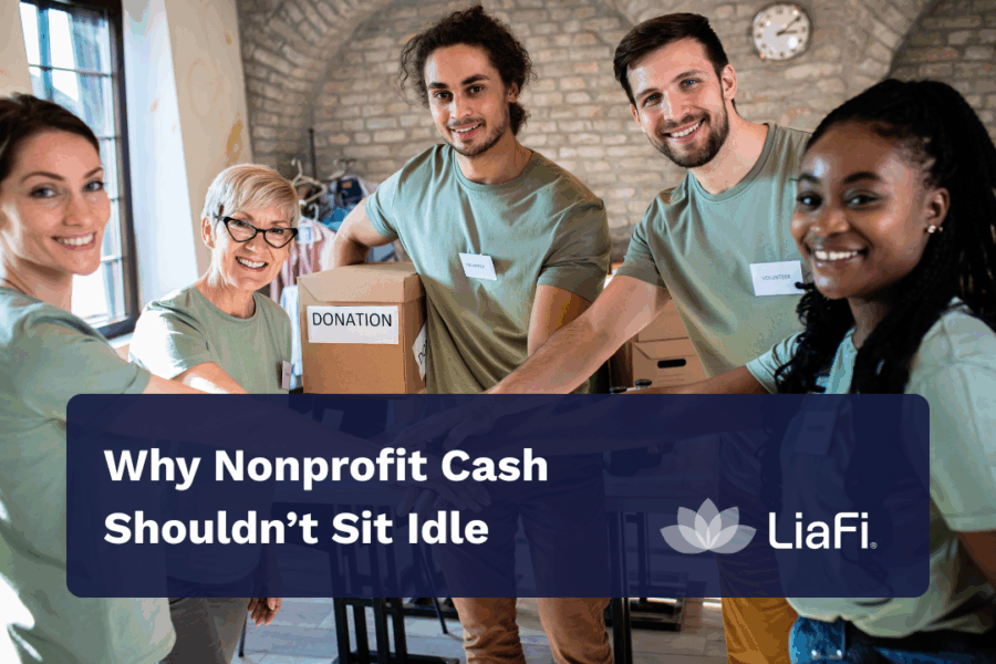 idle cash in nonprofits example showing nonprofit cash reserves earning low vs high interest