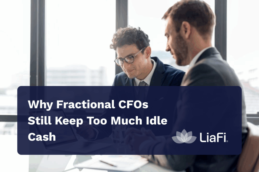 how fractional CFOs manage idle cash in business illustration showing excess liquidity