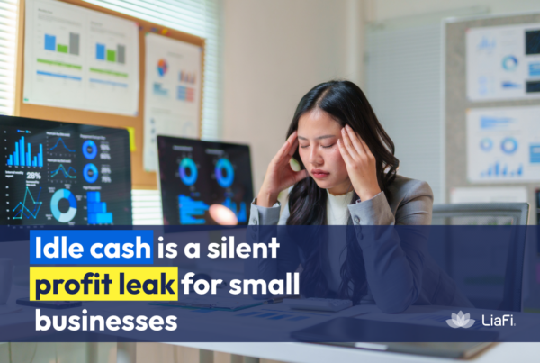 idle cash in small business showing lost profit and opportunity to earn interest on business cash