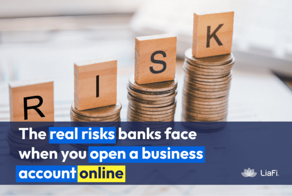 online business bank account safety showing business verification and fraud prevention process