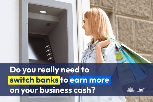 switch business bank account decision for earning interest on business cash