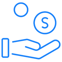 money hand icon