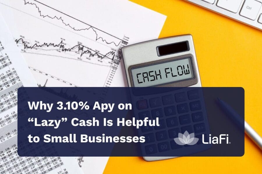 idle cash small business earning interest with high yield business account and APY growth example