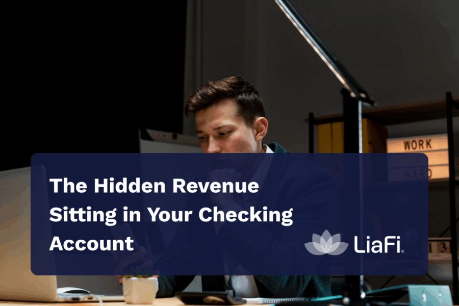 idle cash in business account illustration showing unused money losing value