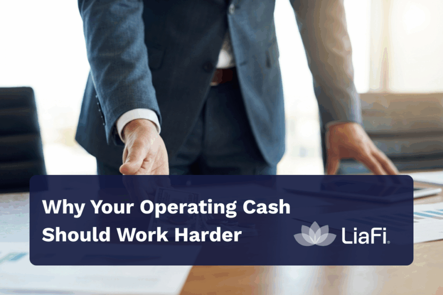 how to use business cash effectively showing idle cash earning vs non earning business funds