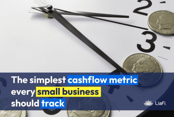days of cash on hand calculation example showing business cash reserves over time