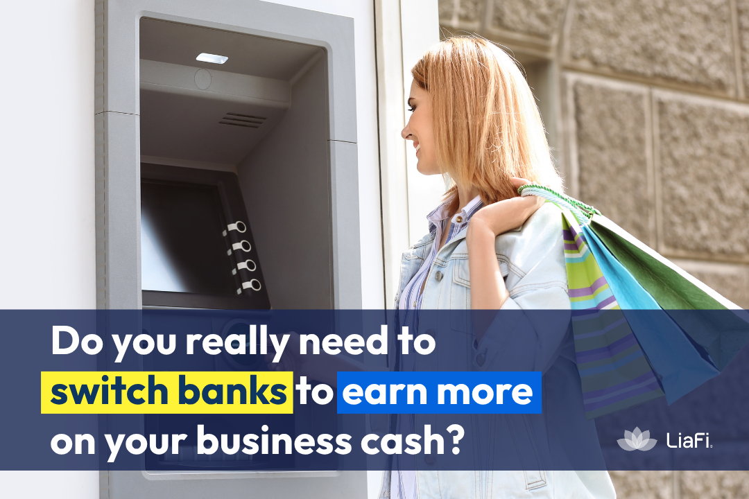 switch business bank account decision for earning interest on business cash